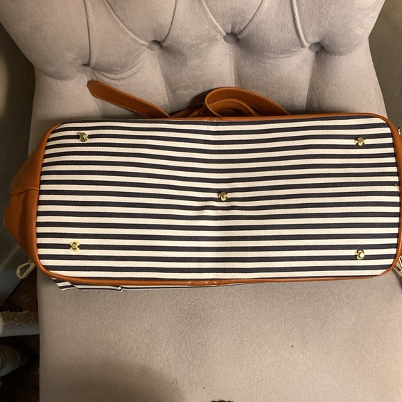 NWOT BAOSHA Women’s Stripe Travel bag - Picture 8 of 9